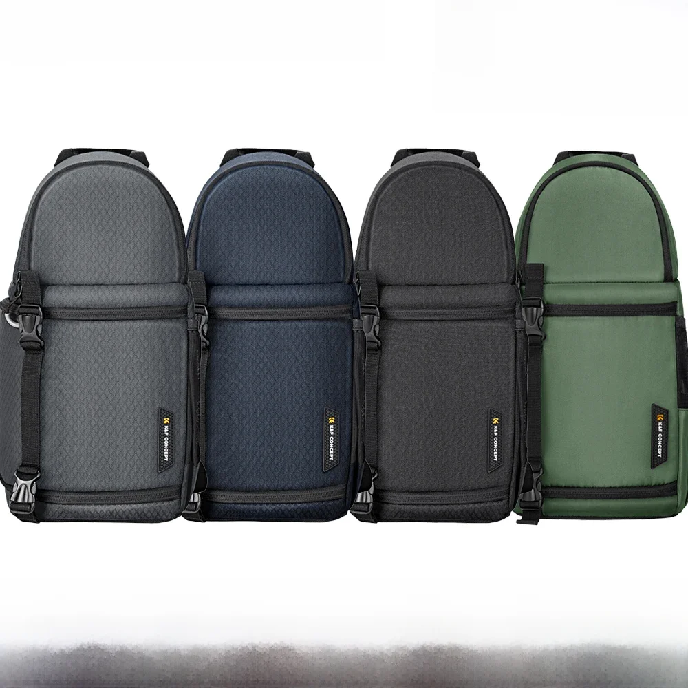 Torba fotograficzna K&F CONCEPT, wodoodporna torba na ramię, plecak typu sling na aparat, futerał na aparat DSLR/SLR, torby fotograficzne. — zdjęcie 2