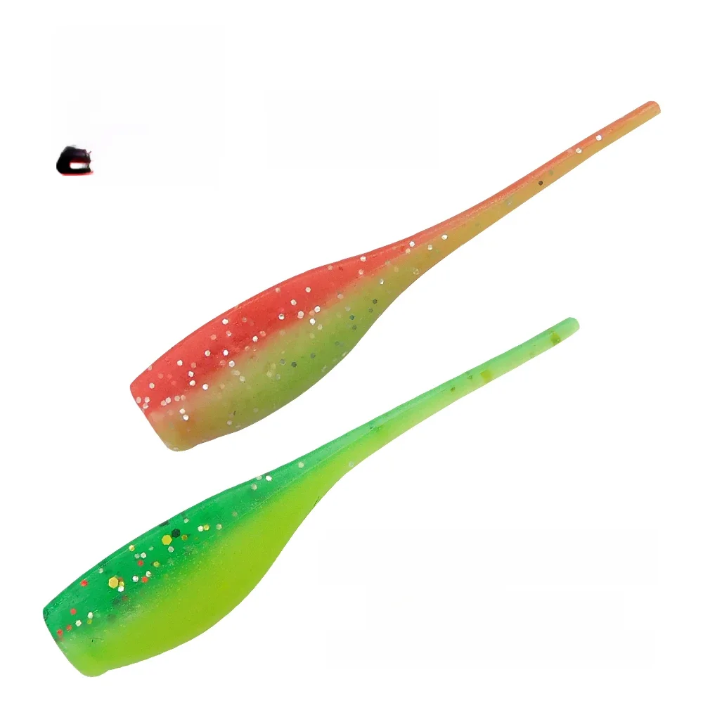 ESFISHING Pintail bébé Shad 50mm appât souple douceur et haute élasticité Pesca leurres de pêche artificiels attirail