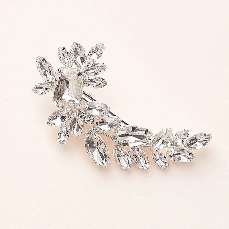 Stonefans Leaf Rhinestone Hairpin for Women Fashion Branches Hairpin Wedding Headpiece Jewellery Accessories