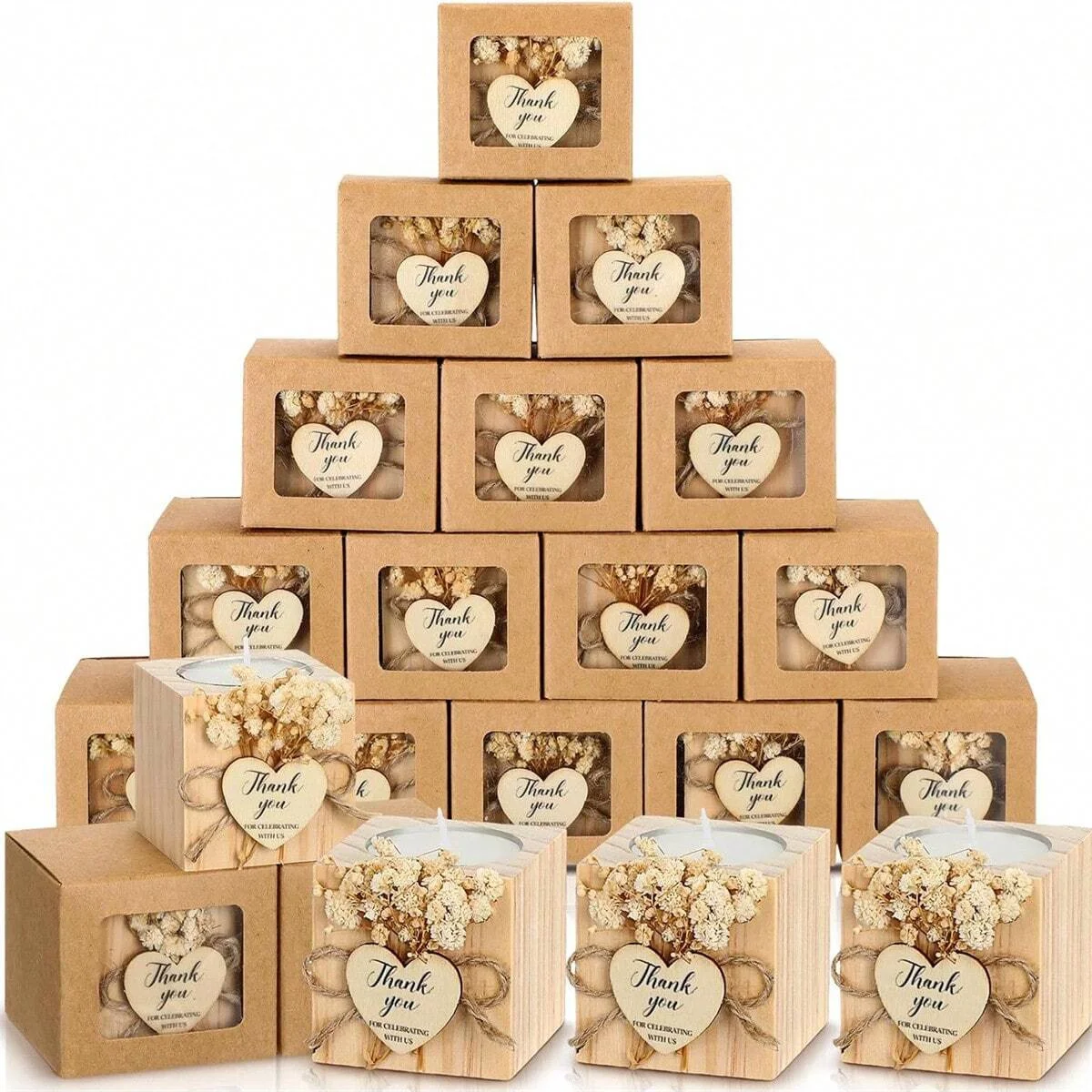 1/6/12 Stück Hochzeitskerzen, große Brautparty-Kerzen, rustikale Hochzeitsgeschenke für Gäste, große Hochzeitsgeschenke, Kerzen zum Jahrestag