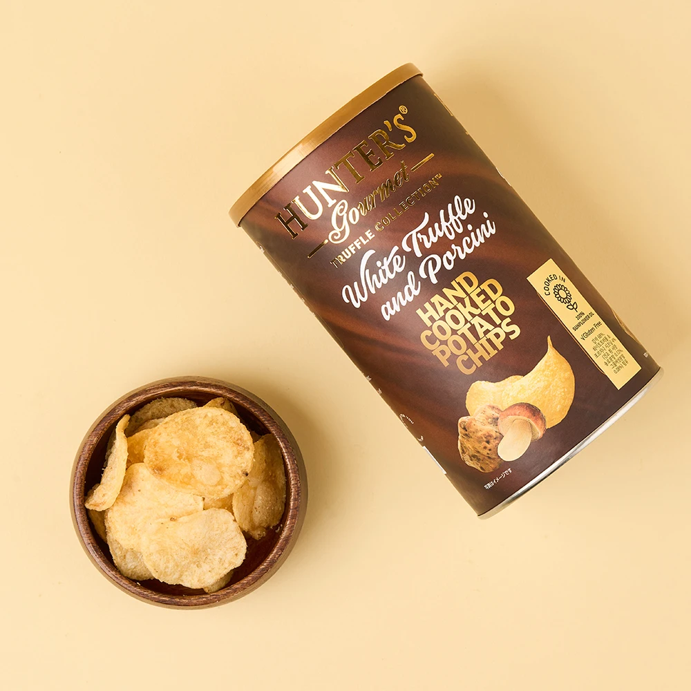 Hunters white truffle and porcini potato chips premium truffle potato chips 150g potato chips * 2 pieces