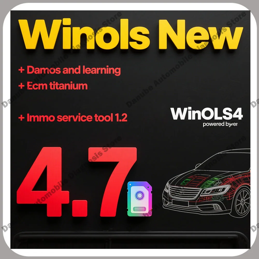 

Newest Car Tools WinOLS 4.7 Pro Bundle - ECM Titanium 1.61 + IMMO Service Tool 1.2 & 2021 DAMOS - Complete ECU Tuning Software