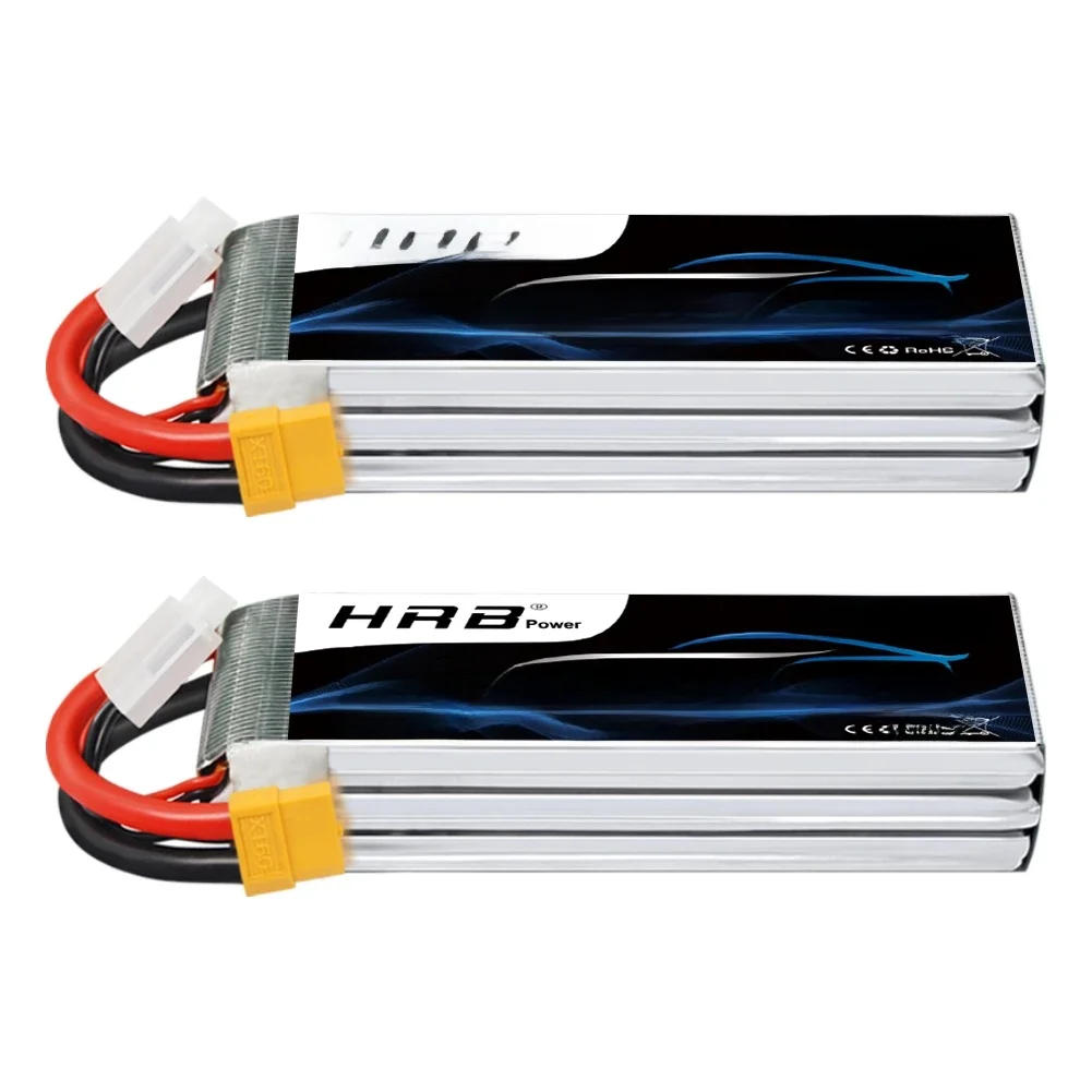 HRB 3S Lip Batterij 11.1v 3300mah RC Lipo Batterij 100C Met XT60 Connector Voor RC Auto vrachtwagen Monster FPV Drone DIY Vliegtuig Boot - afbeelding 2
