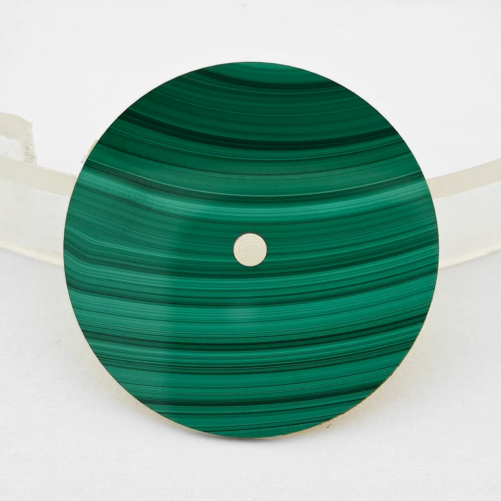 NH35 28.5mm Dial Natural Stone Watch Dial Malachite Lapis Lazuli Tiger Eye Sterile Blank Dial Fit NH35 NH34 Watch Mod DIY Parts
