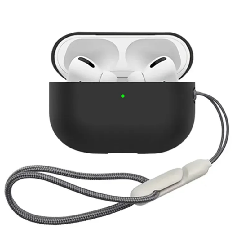 Étui Airpods Pro 2 3 2025, 3e génération, en Silicone souple, avec sangle Anti-perte, pour Air Pods Pro2 Pro3 Gen