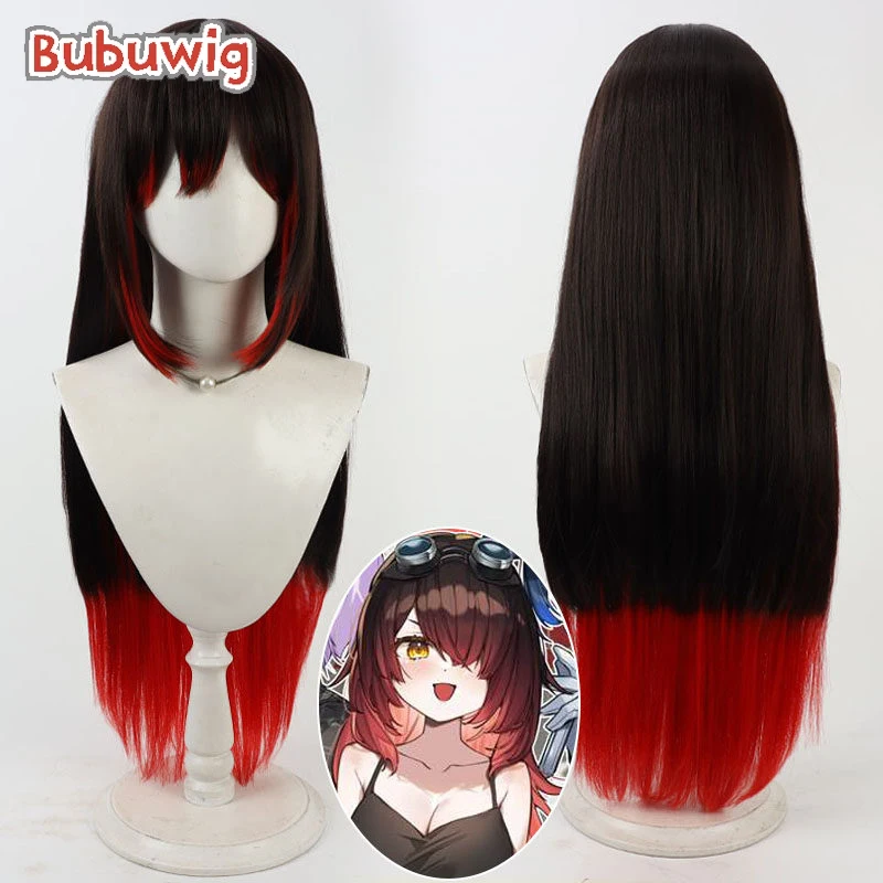 bubuwig-synthetic-hair-roboko-san-cosplay-wigs-virtual-youtuber-roboko-san-70cm-long-straight-brown-mixed-red-wig-heat-resistant