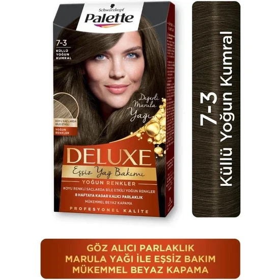 

Schwarzkopf Palette Deluxe Intense Colors 7-3 Ash Intense Auburn Hair Color