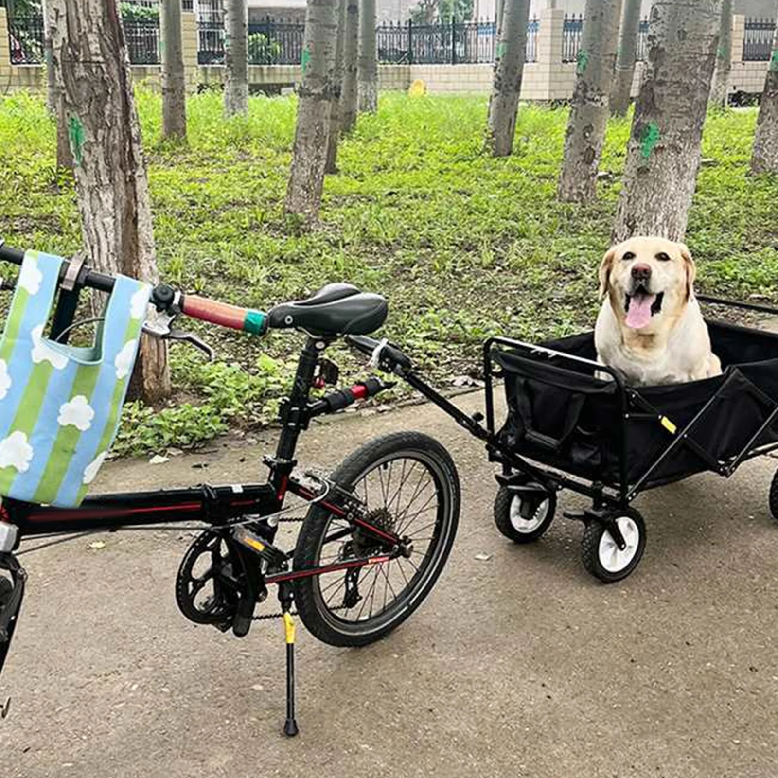 

Electric Vehicle Connecting Rod Bicycle Trailer Connector Rod ike Trailer Coupler Trailer Hitch Adapter for Outdoor Camping