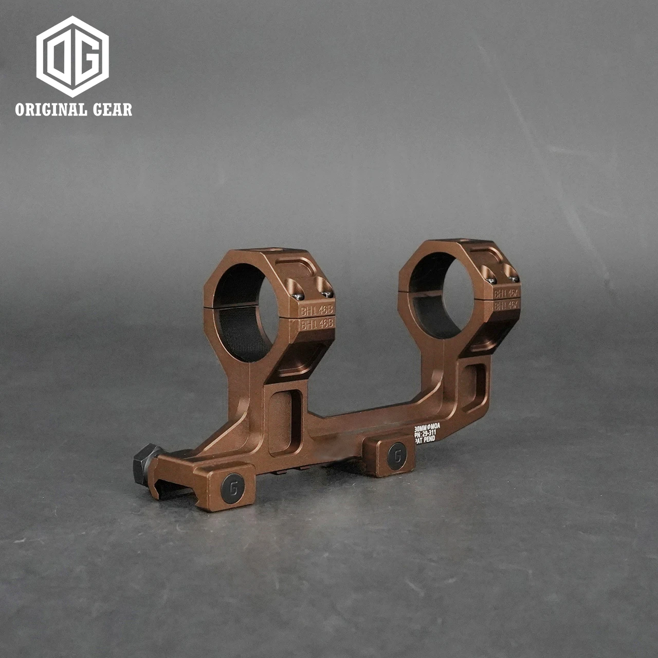 Imagem -04 - Montagem de Escopo Óptico para Caça Alumínio Cnc Riflescope Airsoft Tático Reto Universal Tubo de 30 mm 154 193 ge