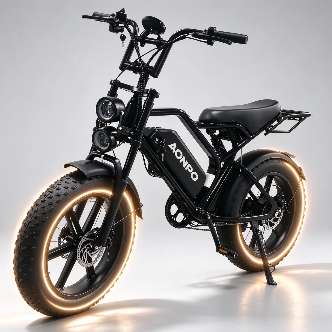 Zylvro V20 Pro Bici Elettrica 250W con Sospensione Completa, Pneumatici Larghi, Batteria Rimovibile 52V 20AH, 130KM, Fuoristrada per Adulti