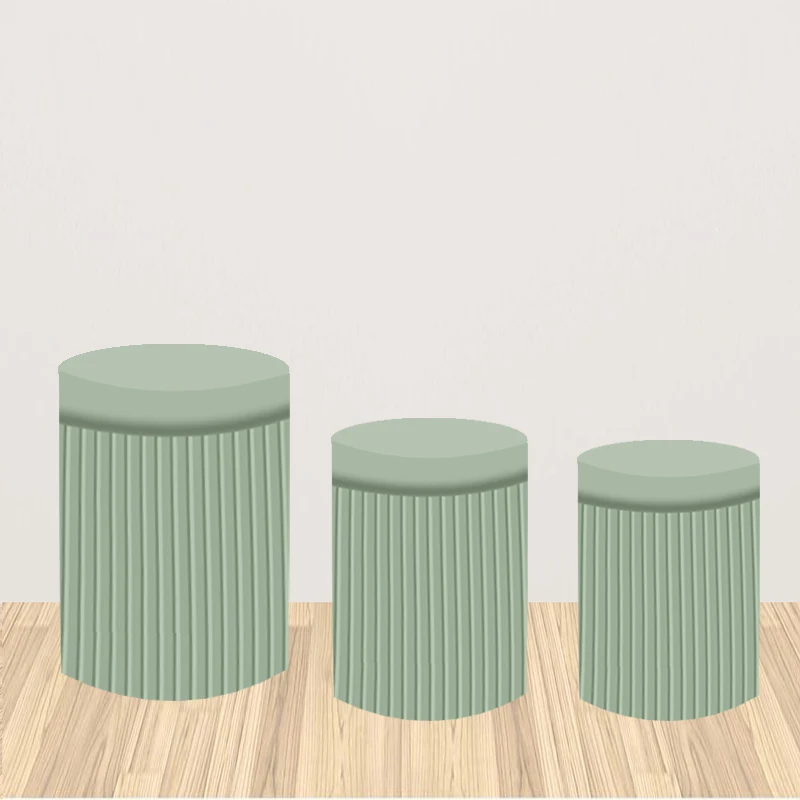 تخصيص 6.5ft اغطية مستديرة و 3 اسطوانة تغطي النسيج المرن