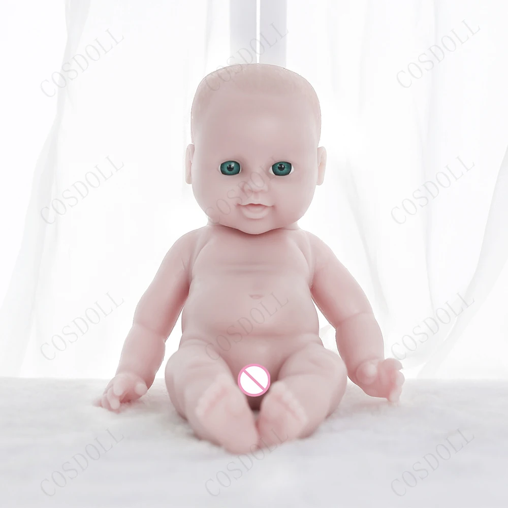 

COSDOLL 33CM 1.45KG Reborn Dolls Full Solid Silicone Unpainted Lifelike Mini Bebe Reborn Doll Boy/Girl De Silicona Cuerpo Entero