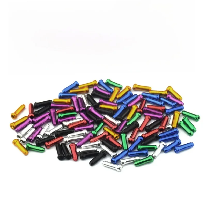 AliExpress NONE 50Pcs Bike Inner Cable End Caps Alloy Road Mountain Bikes Brake Tips Shift Cable End Crimps