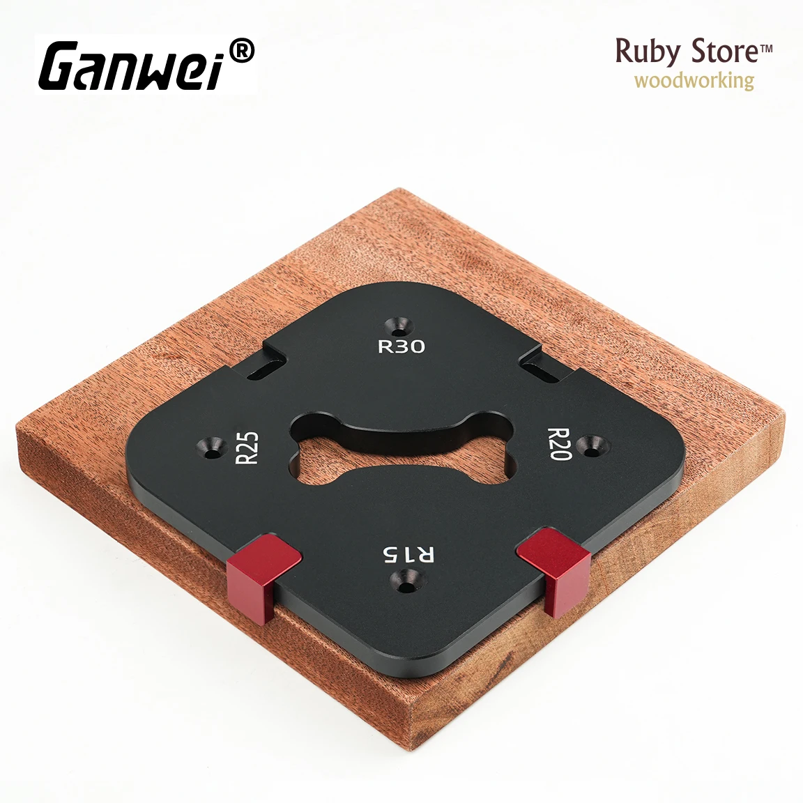 2PCS Ganwei Router Corner Radius Template Jig, Woodworking Tools
