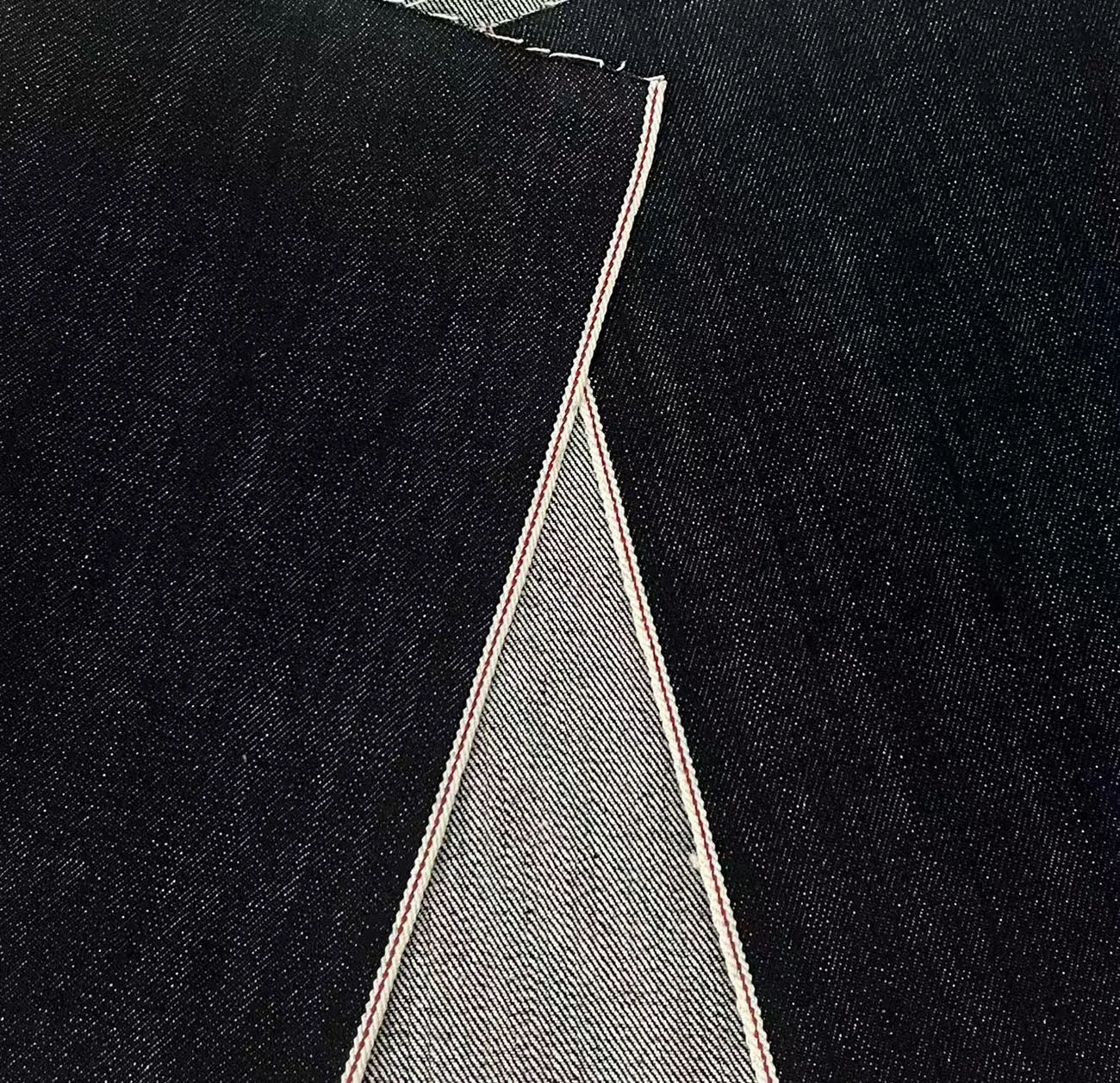 

14.5oz Dark Blue Cotton Premium Selvedge Denim Fabric Durable Selvadge Cheap Raw Denim Unwashed Selvedge Jeans Cloth W3803E