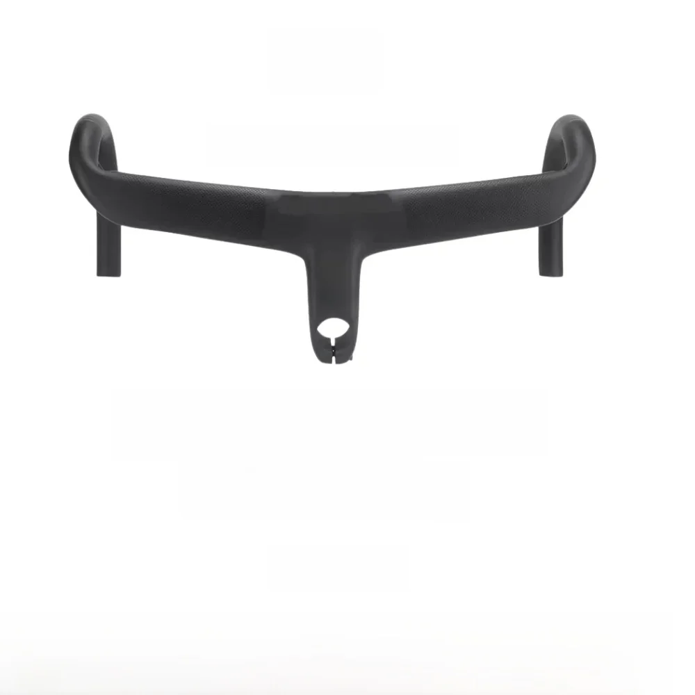 AliExpress NONE SL8 Black Logo Road Bicycle Handlebar T800 Carbon Integrated Handlebar Full Internal Cable Routing Road Bike Accessories 28.6mm