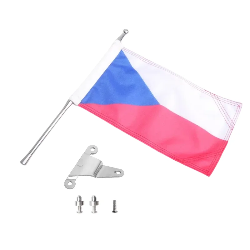 Panical - For Honda Gold Wing GL1800 Motorcycle Flagpole Czech 2018-2024 Flagpole Kit Trunk tools Bracket  Flagpole Moto Tour