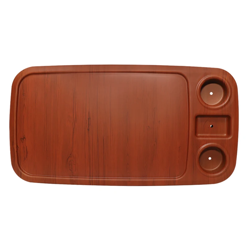 Removable RV Tabletop 34×18 Inches with Cup Holder and Phone Slot, Easy to Maintain, Suitable for Campers, RV and Boats
