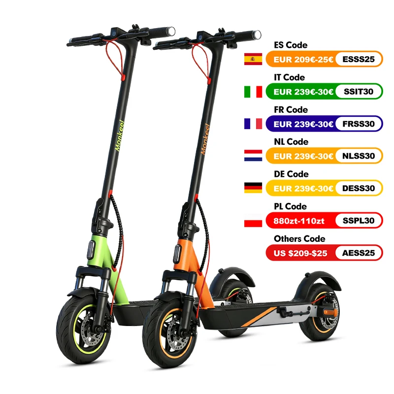 Trottinette électrique adulte, pneus de 10 pouces, moteur 800W, pliable, pour trajets en ville, 48V 15AH, tout-terrain