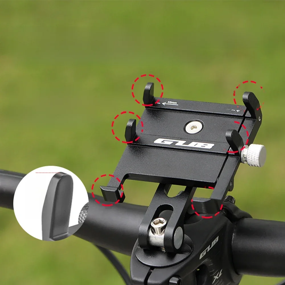 AliExpress alloet Bicycle Handlebar Stem Phone Holder Aluminum Alloy Motorcycle Handlebar Mount Cell Phone Stand MTB Bike Navigation GPS Bracket