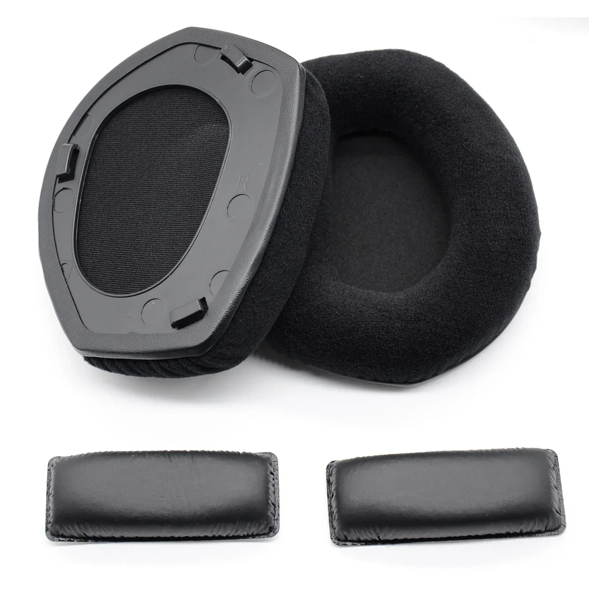 Nowe nauszniki do słuchawek Sennheiser HDR 165 175 185 195 welurowe nauszniki wymienne nauszniki z plastikową klamrą — zdjęcie produktu 7