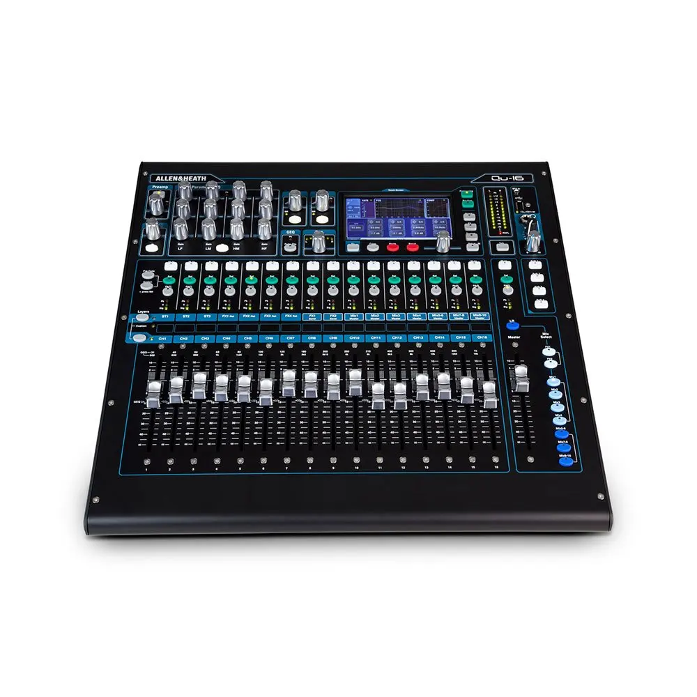

EMBER SALES ON Allen & Heath Qu 16 Digital Mixer Recorder Kit with Dust Cover & Decksaver