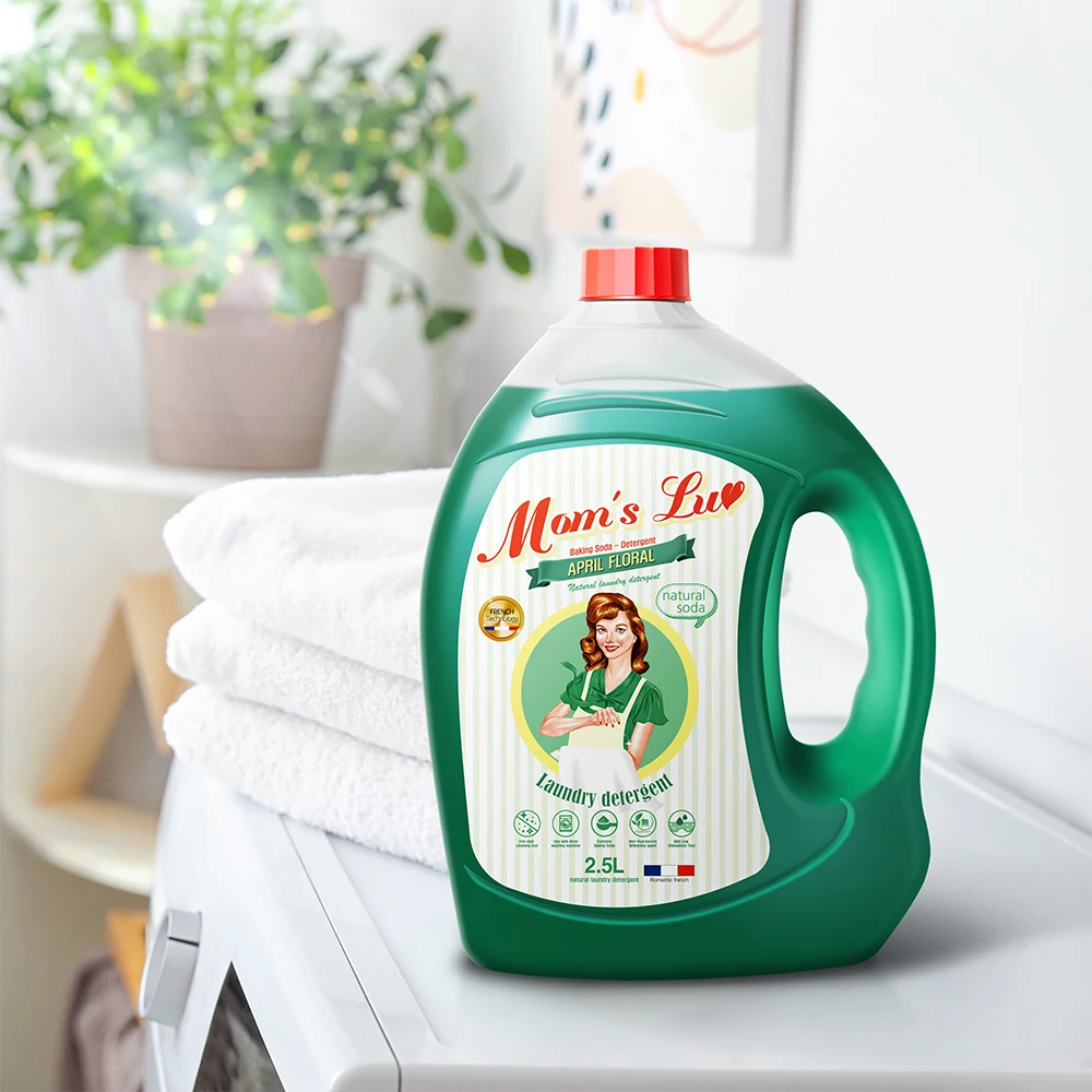 Mammable Mams Luv Floral Liquid Washing 2.5LX4 Indoor Dryside Baking Sot-neutral Low-Stimbered Tax Low-Stimbered Tax Anti-Flecken-Entferner Wäschewäsche