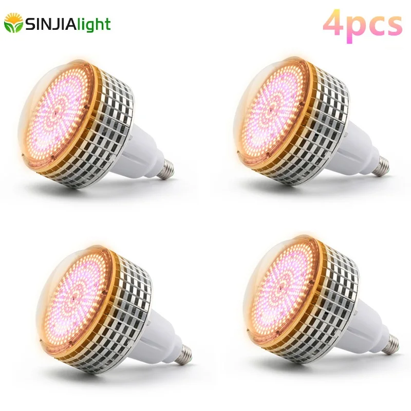 

4PCS 300 LEDs 300W LED Grow Light Full Spectrum Warm Sunlight Phytolamp Plant Lamp for Indoor Grow Box Flowers Bulb Fitolampy