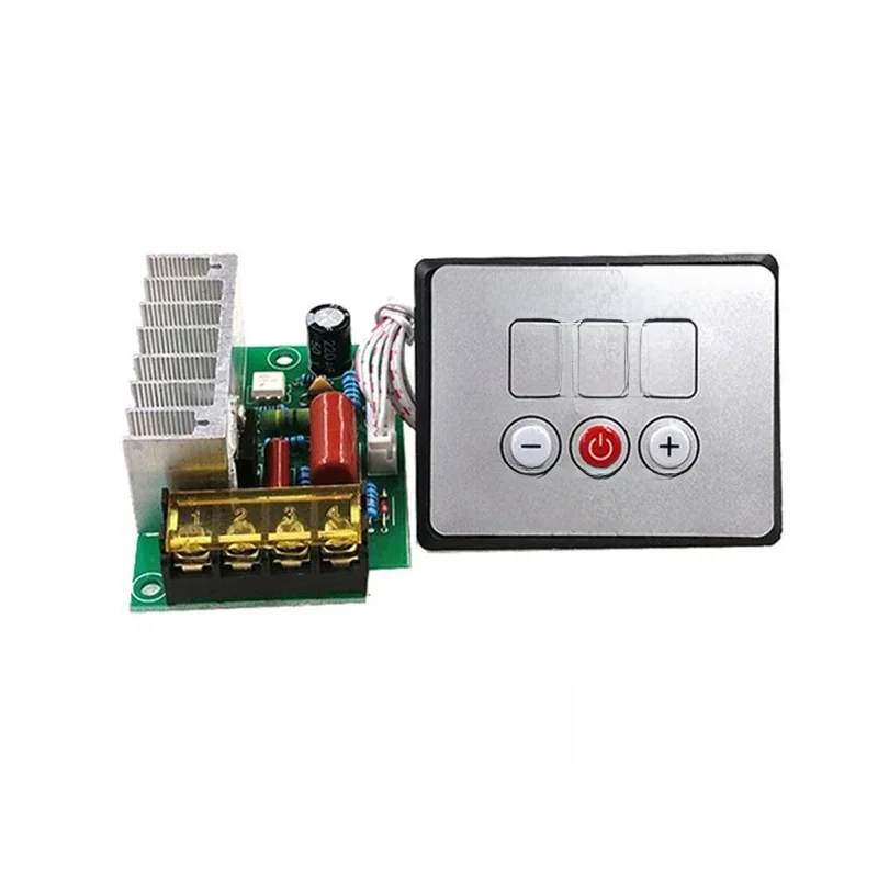 AC 220V 4000W sterowanie cyfrowe SCR elektroniczny regulator napięcia kontrola prędkości ściemniacz termostat + mierniki cyfrowe ściemniacze — zdjęcie 2