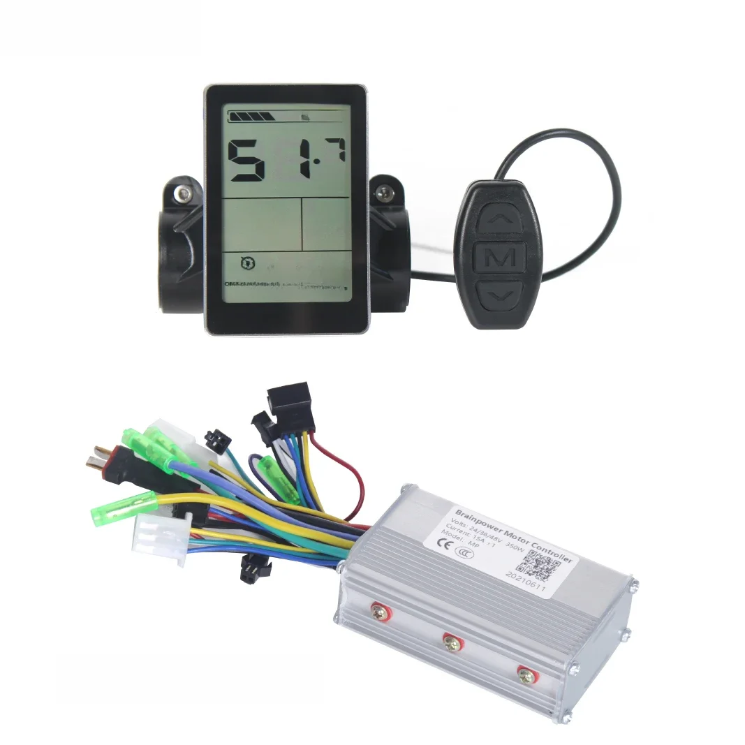 AliExpress ZEMAKE 24v/36v/48v 350W 500w Electric Bike Brushless Motor Controller with LCD Display Electric Bicycle Scooter E-bike Parts zemake
