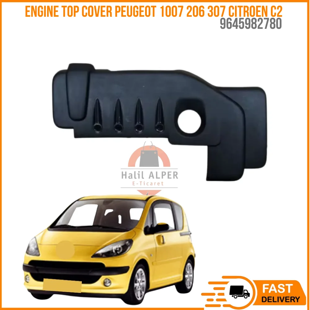 

For Engine top cover plastic black Peugeot 1007 206 307 DW4 Citroen C2 ( 1.4 HDI) high quality car parts 9645982780