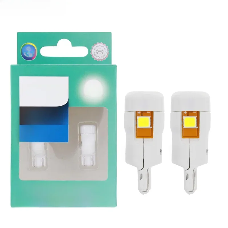 Philips Ultinon LED T10 W5W 194 6000K Bright White Car LED Signals Read Door Plate Lamps Interior Dashborad Bulbs 12961ULWX2