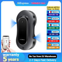 Window Cleaning Robot Liectroux YW810,2-Way Water Spray,Smart Memory,Laser Sensor,Robot Window Cleaner,Electric Glass Washer