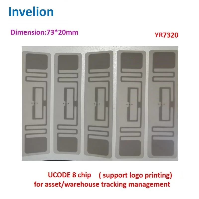 

passive rfid sticker tag uhf ISO 18000-6C M730 H9 U8 chip UHF RFID Adhesive sticker Tag inlay for asset tracking inventory