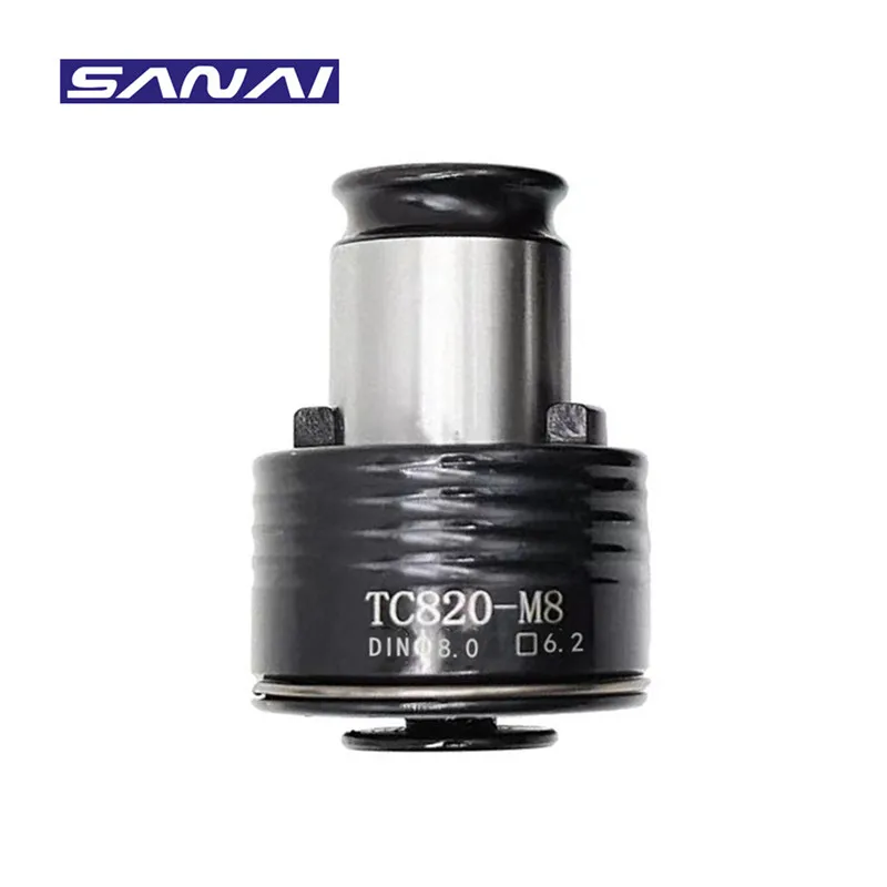 SANAI Tapping Chuck TC820 DIN M4 M5 M6-8 M10 M12 M14 M16 M18-20 Overload Protection Drill Chuck CNC Machine Taps Collet