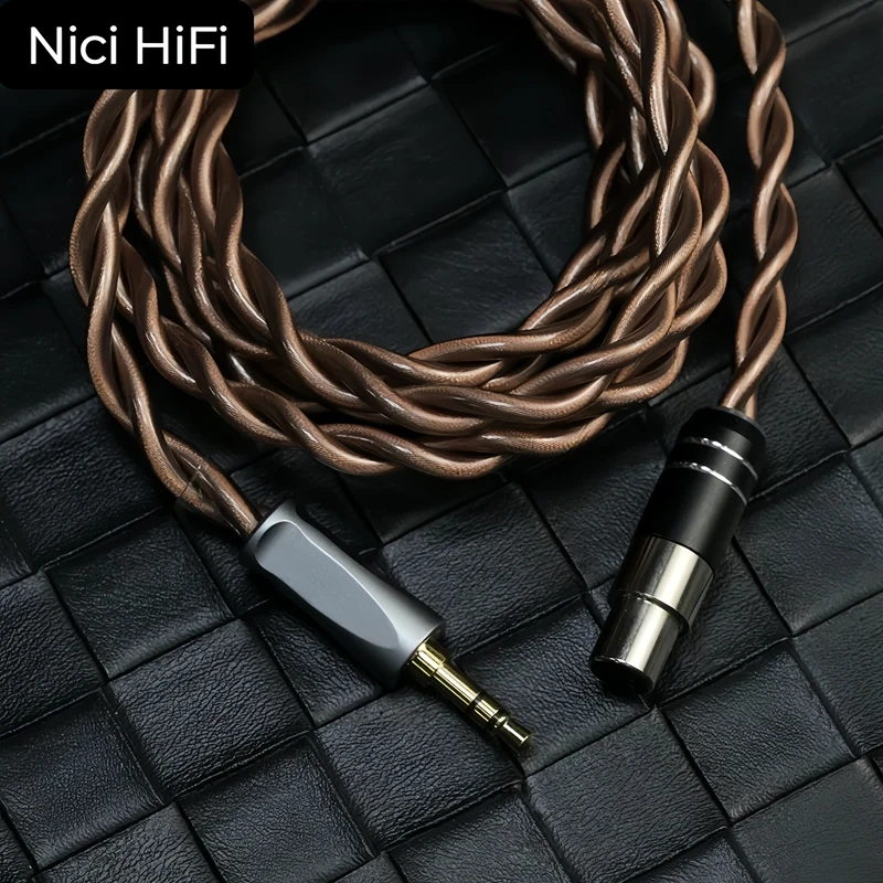 Nici HiFi-20 2 Core Headphone Cable 3pin mini xlr Female For K702 K712 K721 DT1770 Pro DT1990 Pro DT177X GO  balanced cable