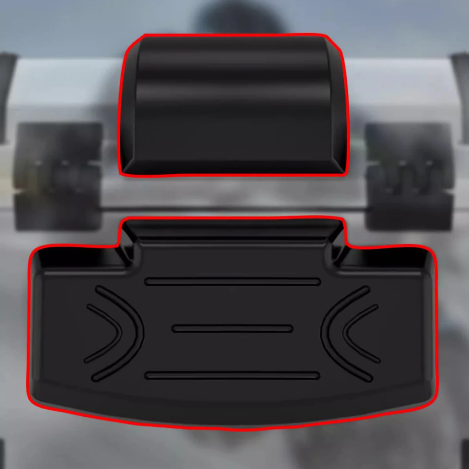 45L Motorcycle Passenger Backrest Pad Universal Waterproof for Moto Rear Top Case Box Luggage Case Cushion Case Cushion