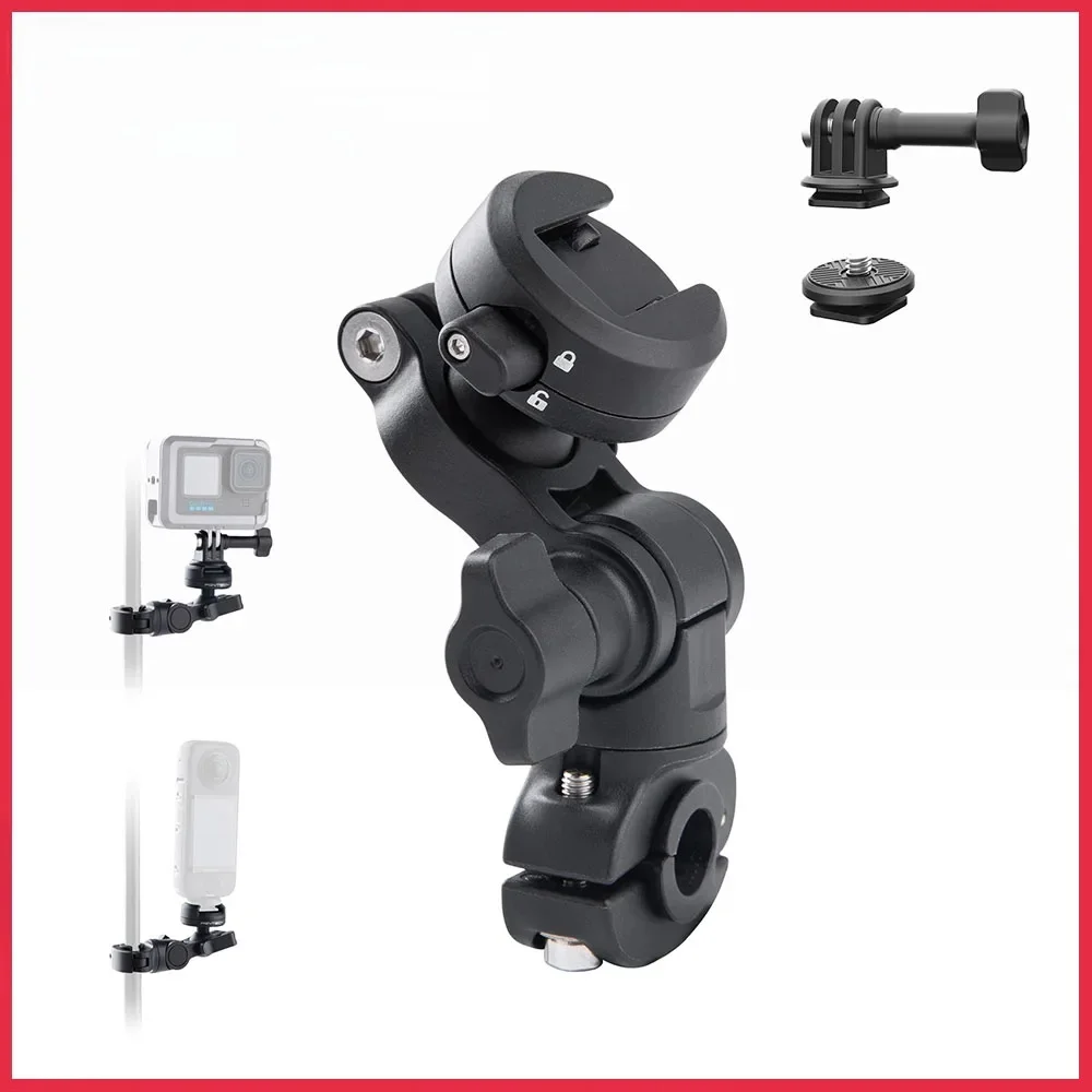 PGYTECH cablock mocowanie lusterka wstecznego motocykl montuje standardowy interfejs 1/4 dla kamery sportowe/smartfona Insta360/DJI/Gopro — zdjęcie produktu 7