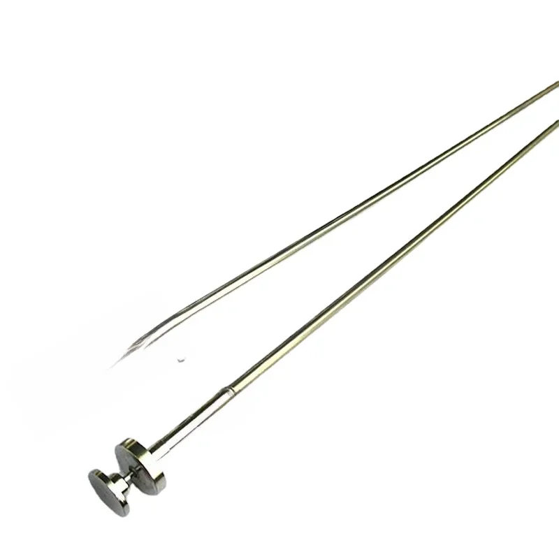 Pistolet do inseminacji bydła pistolet do inseminacji ze stali nierdzewnej igła do inseminacji rura zewnętrzna i sprężyna typu karty — zdjęcie 2