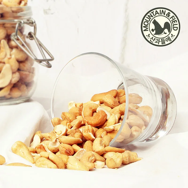 [des montañas y campos] 2024 Nuevas anacardos tostados de cultivo 400 g x 2 bolsas (total de 800 g) Nueces tostadas de anacardos