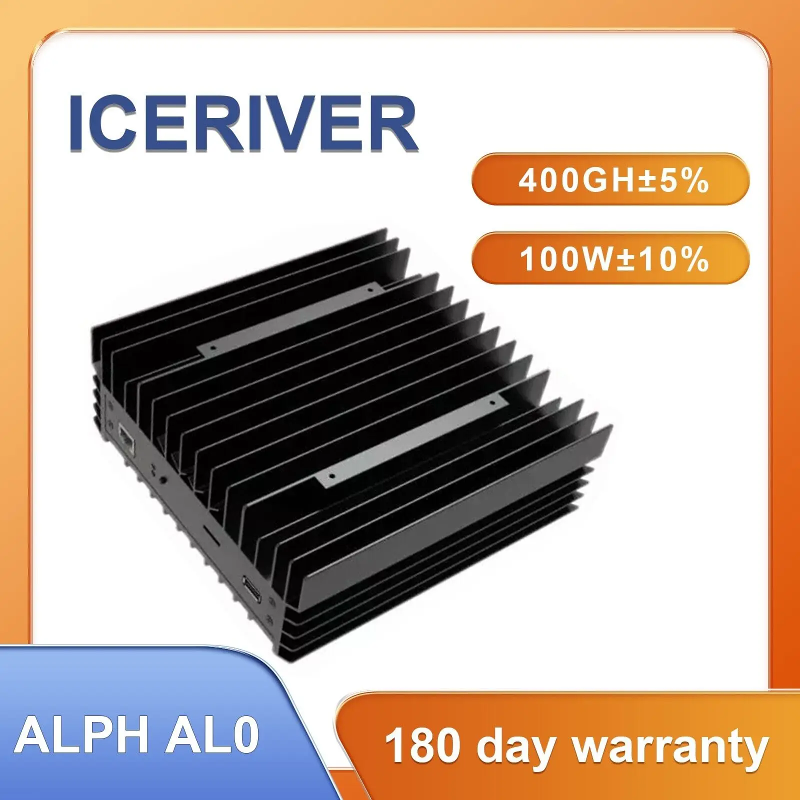 so ICERIVER ALPH AL0 400GH/S Mining Miner With PSU In Stock