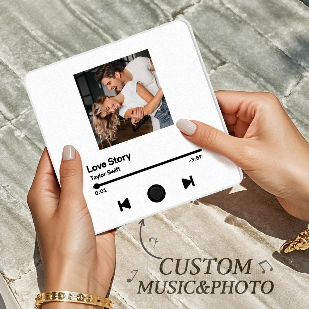 Customized Spotify Album Fridge Magnet, Personalized Music Fridge Magnet Room Decorating Items