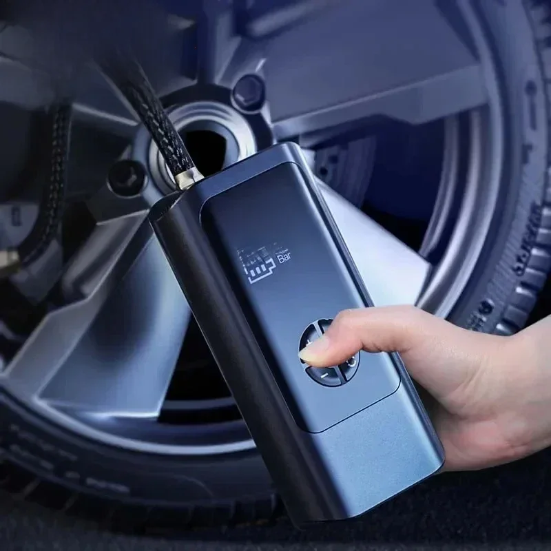 Xiaomi Mijia 8000 mAh kabelloser kabelgebundener tragbarer Auto-Luftkompressor 12 V 150 PSI