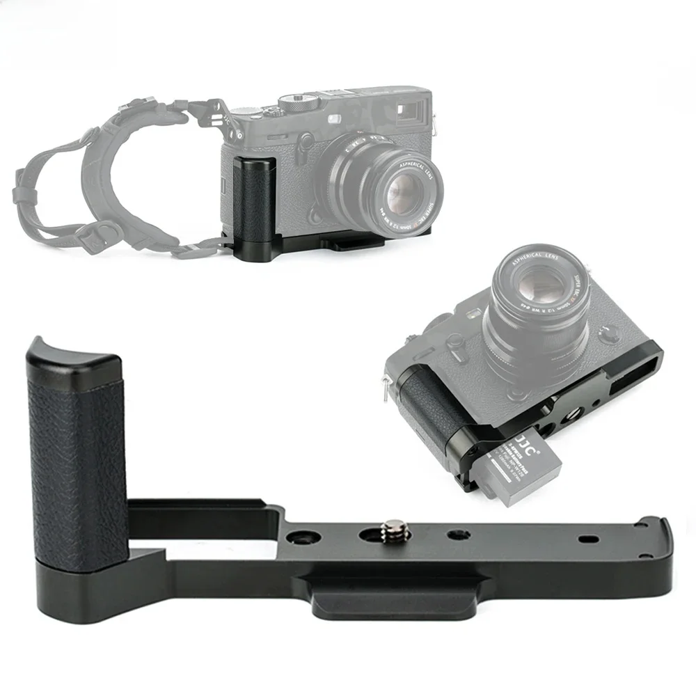 JJC Camera metalowa ręka Grip L uchwyt wspornika do Fujifilm X-Pro3 X-Pro2 X-Pro1 zastępuje Fujifilm MHG-XPRO3 MHG-XPRO2 MHG-XPRO1 — zdjęcie 2