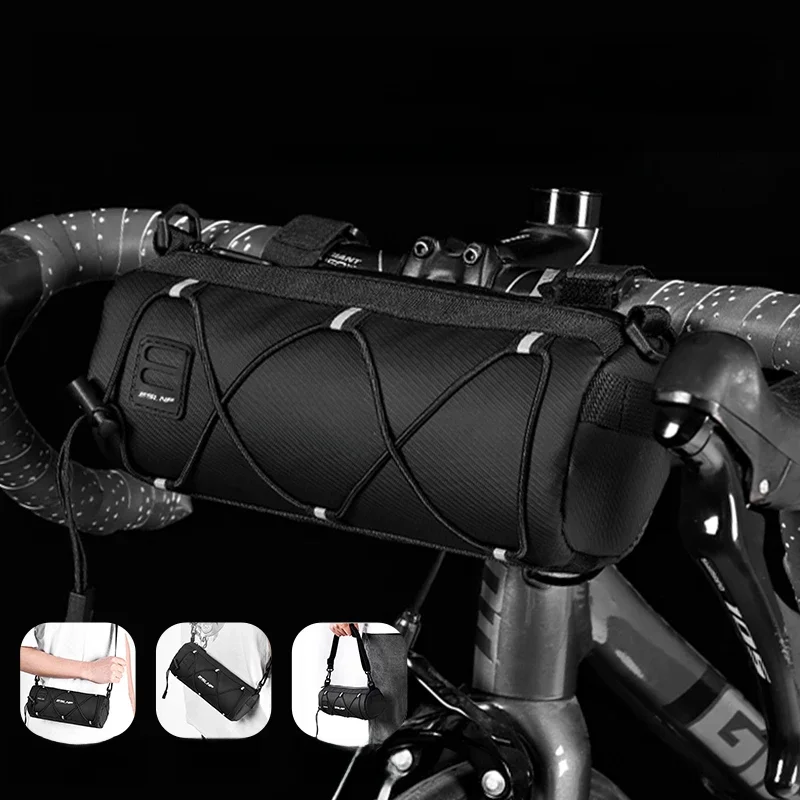 AliExpress UK ESLNF-Bicycle Bag, Road Bike, Large Capacity, Wear-Resistant Headlebar Bag, Multi-functional