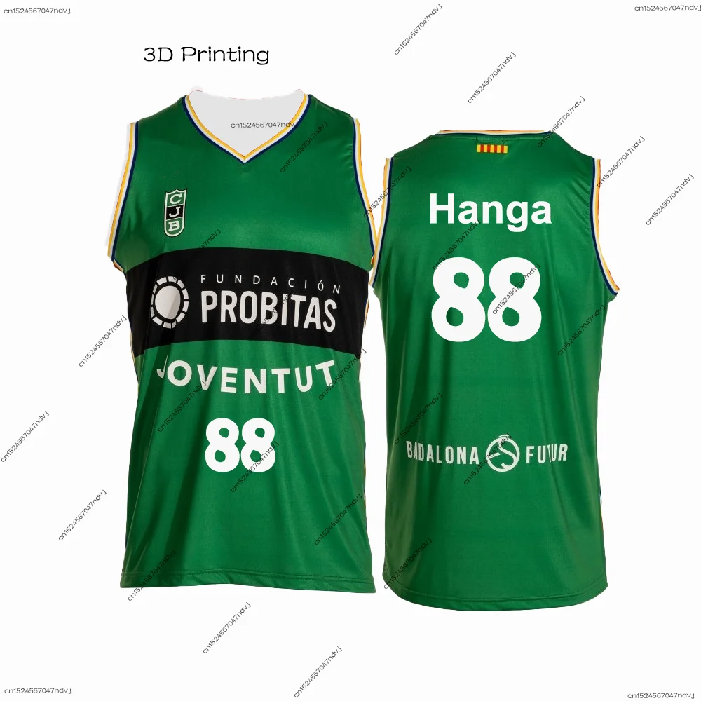 2025 nuevo Joventut Badalona camiseta de baloncesto 24/25 España hombres camiseta de baloncesto Adam Hanga camiseta deportiva de baloncesto