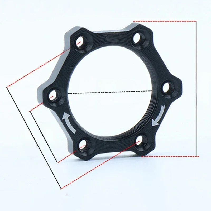 AliExpress NONE 1*Bicycle Bike Rotary Screw Thread Hub Flange Adapter Brake Disc Base Rotary Hub Brake Disc Threaded Base Cycling Parts