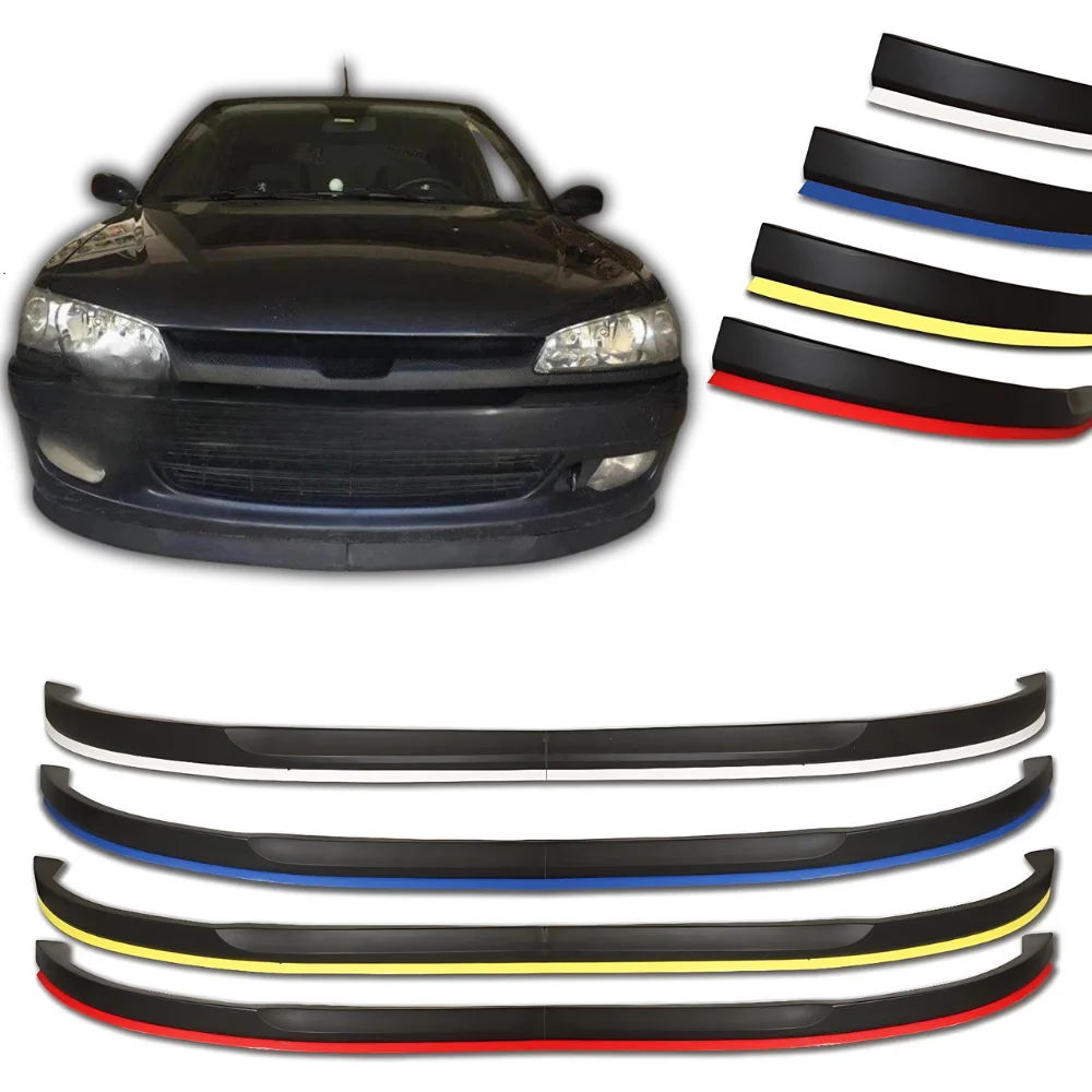 2 Pcs Front Bumper Lip For Peugeot 308 Body Kit Car Accessories Spoiler Splitter Diffuser Bumper Tuning Exterior Parts