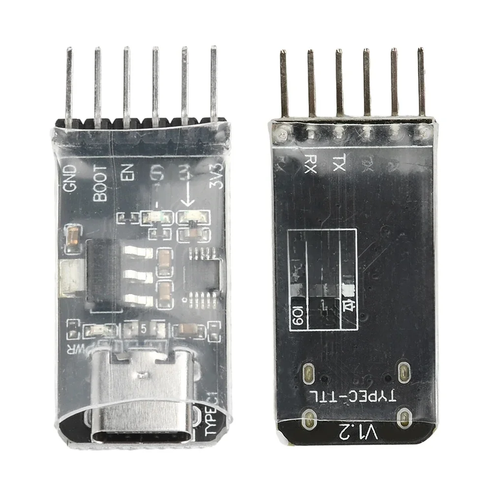 USB zu Seriell TTL Modul Typ-C ESP32 ESP8266 Auto Der Programmierer Downloader USB Seriell Konverter Chip Programmiertool