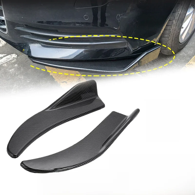1 para zderzak samochodowy Spoiler przednia tylna warga antykolizyjna uniwersalna spódnica boczna samochodu dla BMW Mercedes-Benz Toyota Audi Volkswagen — zdjęcie 2
